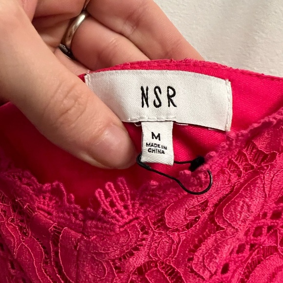 NSR - Napean Sea Rd - Pink lace spaghetti strap sundress - Size M - Picture 10 of 16